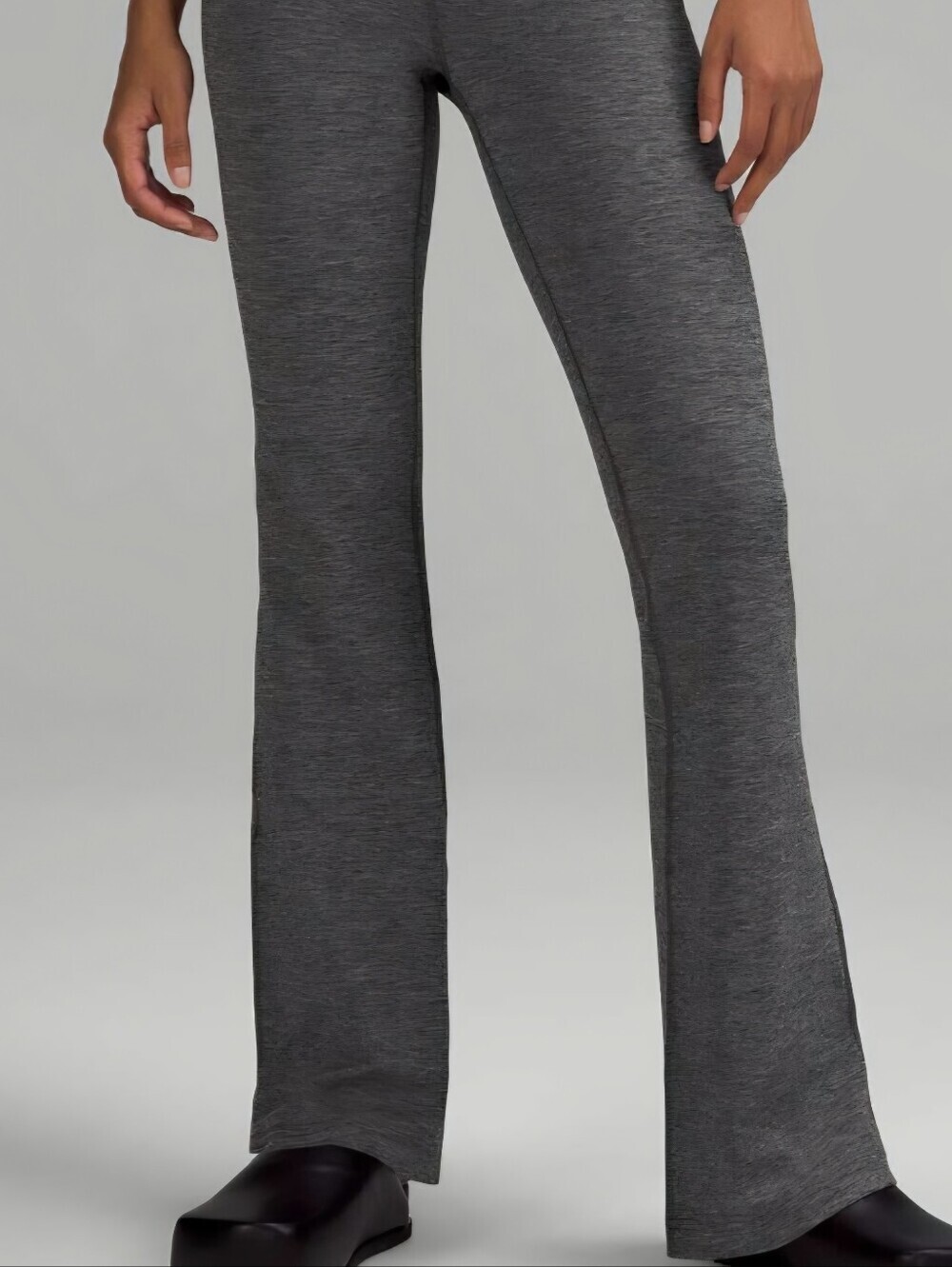 lululemon athletica Charcoal Grey Boot-Cut Flare Pants